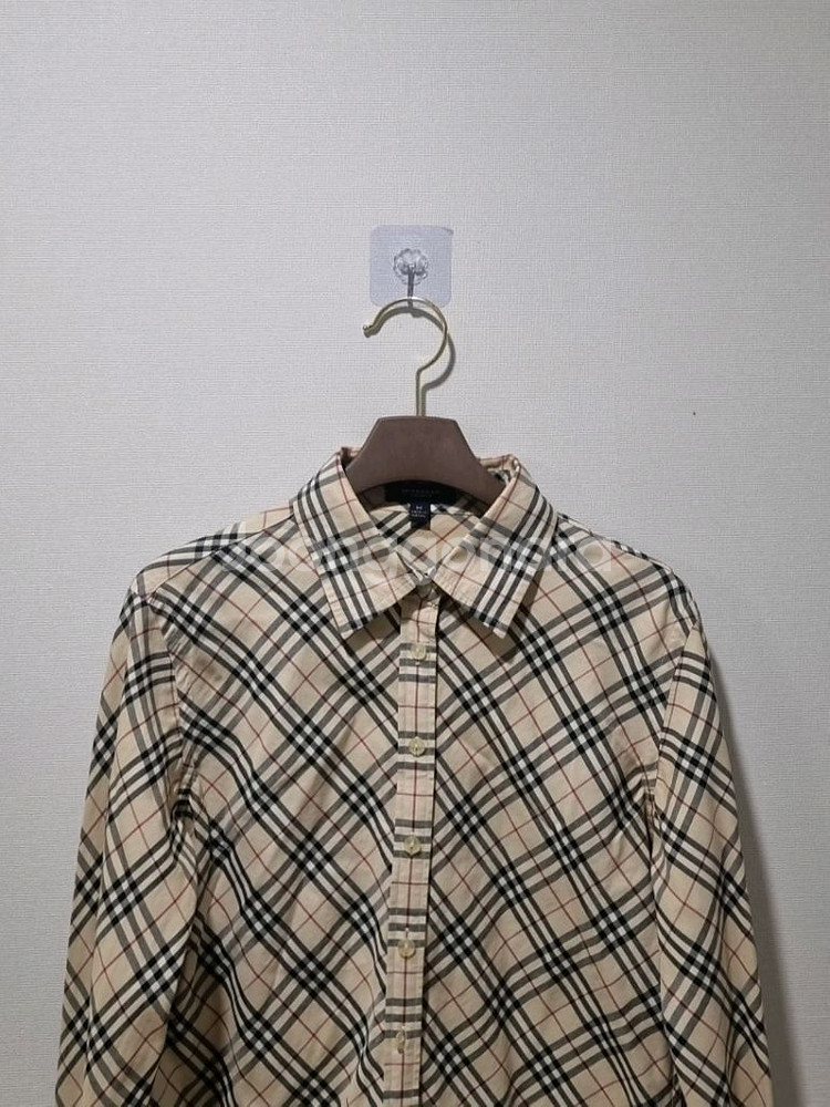 버버리 런던 체크 셔츠 (M)--2