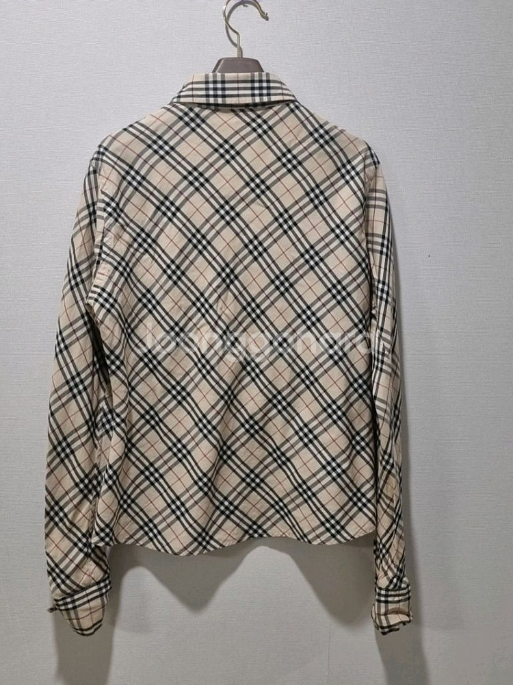 버버리 런던 체크 셔츠 (M)--5