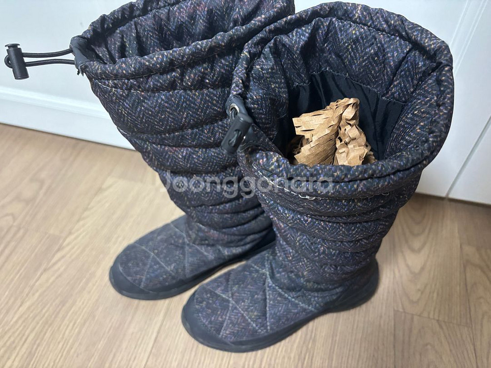 상태최상 노스페이스 롱부츠 패딩부츠 230 톨사이즈--1