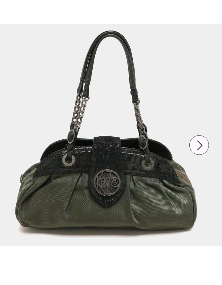 Kenzo Kalifornia Vintage 블랙 체인백 피렌체 더몰--2