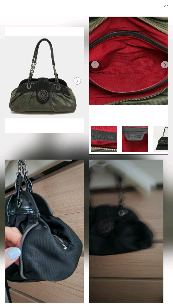 Kenzo Kalifornia Vintage 블랙 체인백 피렌체 더몰--6