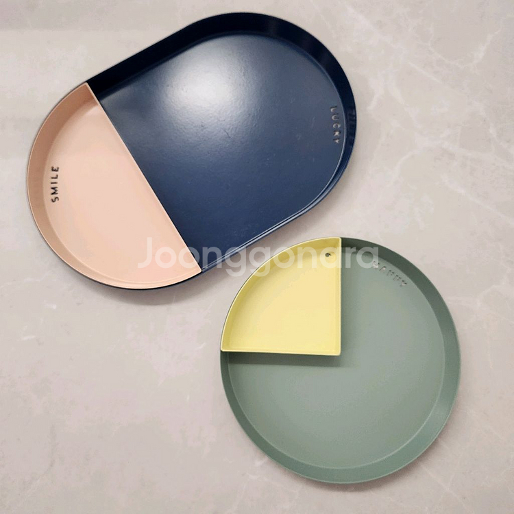 데일리라이크 스틸 트레이 라운드 세트/ 정리트레이--2