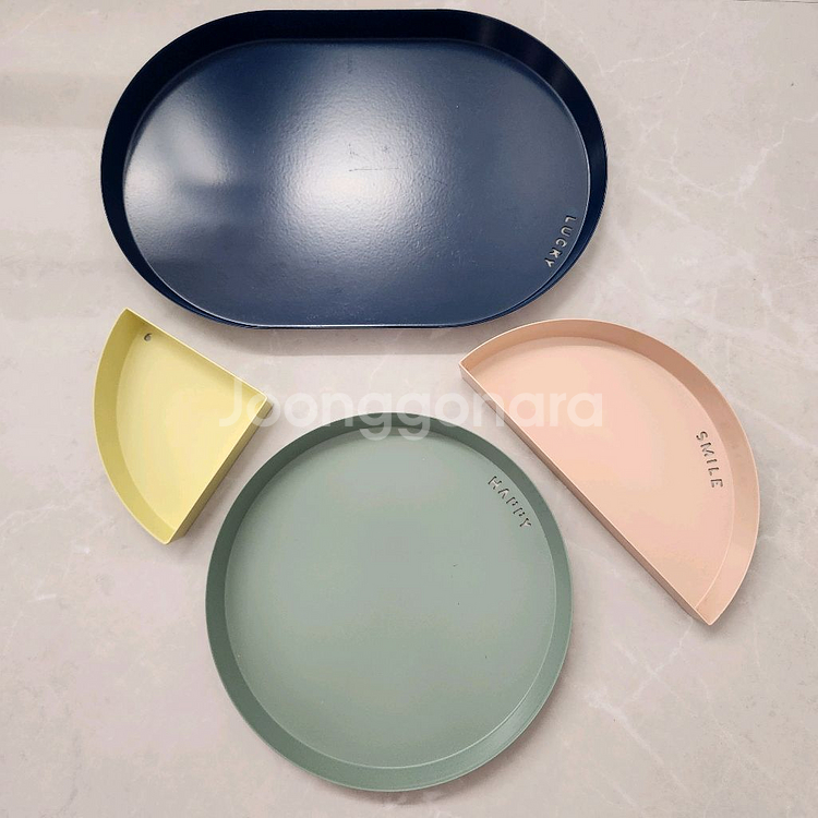 데일리라이크 스틸 트레이 라운드 세트/ 정리트레이--3