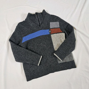 [100] 코오롱 엘로드 여성 골프웨어 방풍 반집업 하이넥 니트