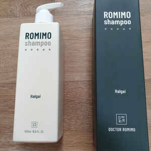 로미모 삼푸 500ml 탈모샴푸 탈모완화 샴푸 할가이 모근강화 두피케어 미개봉 새제품