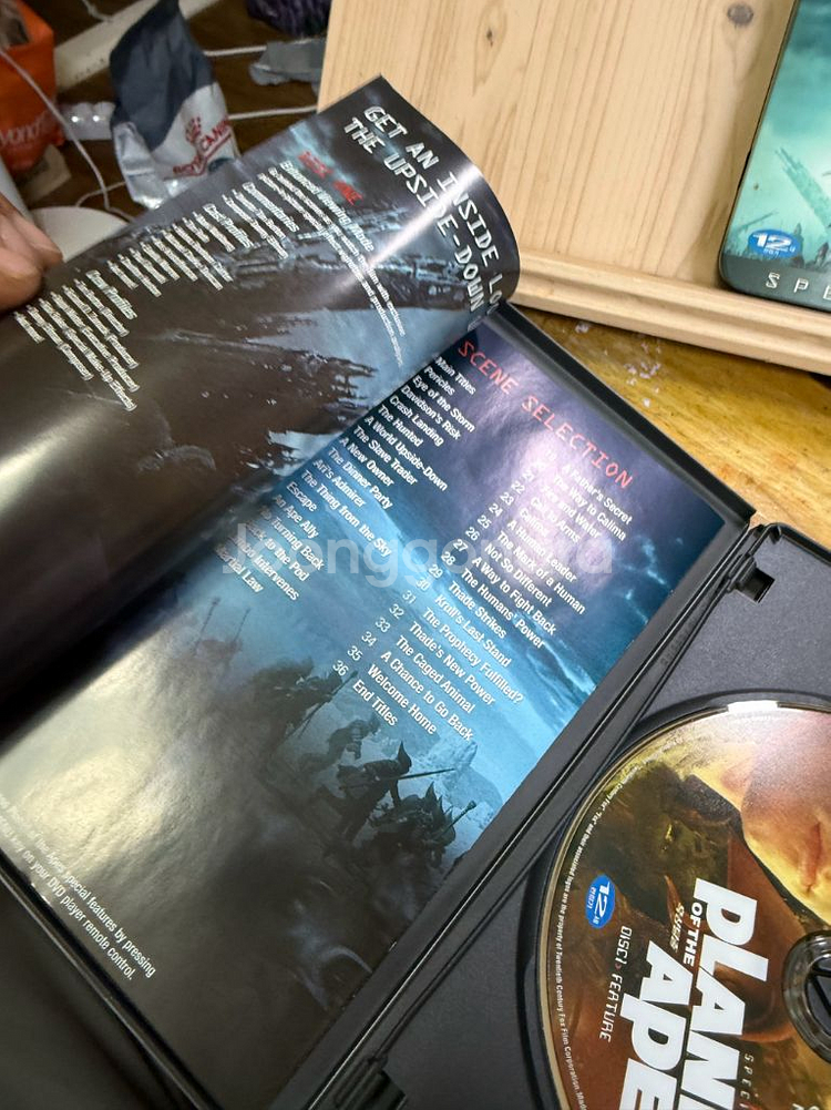 DVD 혹성탈출,2디스크,틴케이스 한정판--7