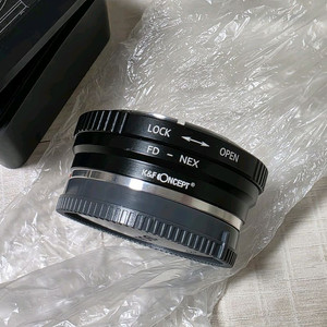 K&F 렌즈 어뎁터 캐논 FD - NEX 소니 e마운트