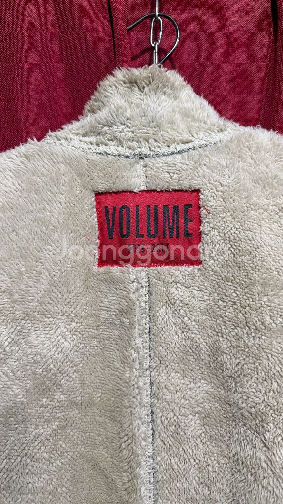 볼륨 데님 양털기모 롱코트 FREE--2