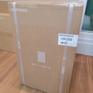 (미개봉) 삼성 공기청정기 비스포크 큐브 에어 인피니트 라인 (AX033DB990EGD)