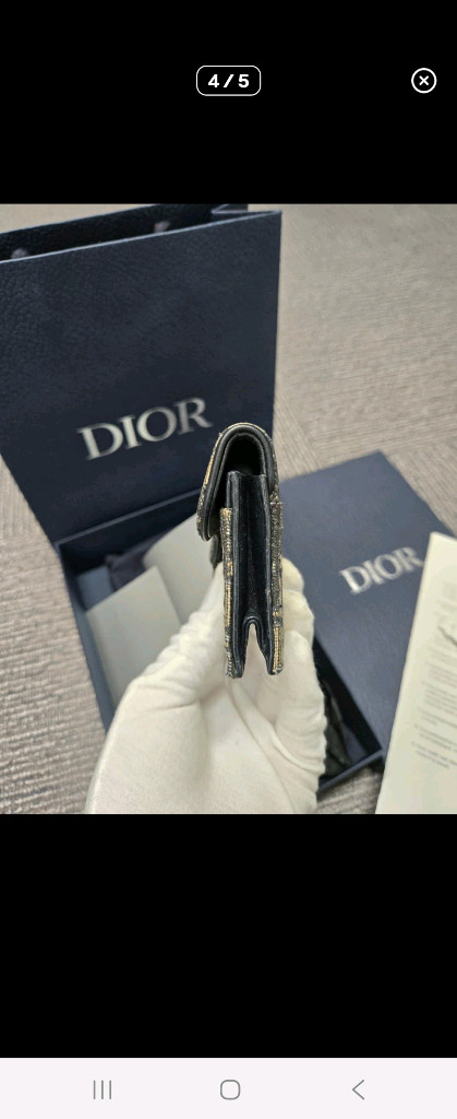 [A급] [정품]디올 오블리크 새들 반지갑 이미지