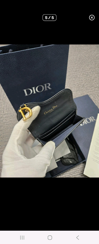 [A급] [정품]디올 오블리크 새들 반지갑 이미지