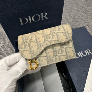 [A급] [정품]디올 오블리크 새들 반지갑 이미지