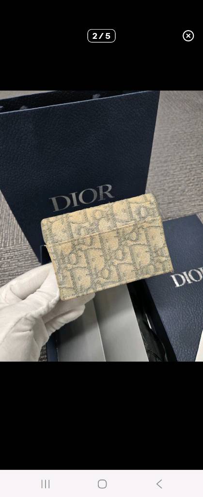 [A급] [정품]디올 오블리크 새들 반지갑 이미지