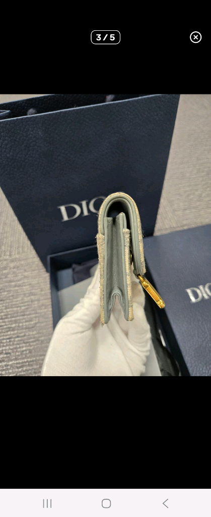 [A급] [정품]디올 오블리크 새들 반지갑 이미지