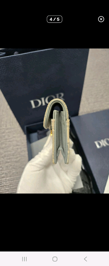 [A급] [정품]디올 오블리크 새들 반지갑 이미지