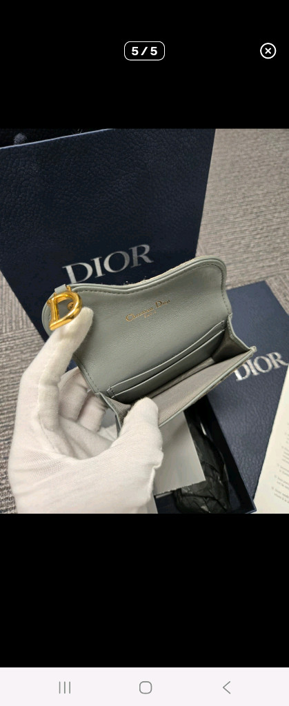 [A급] [정품]디올 오블리크 새들 반지갑 이미지