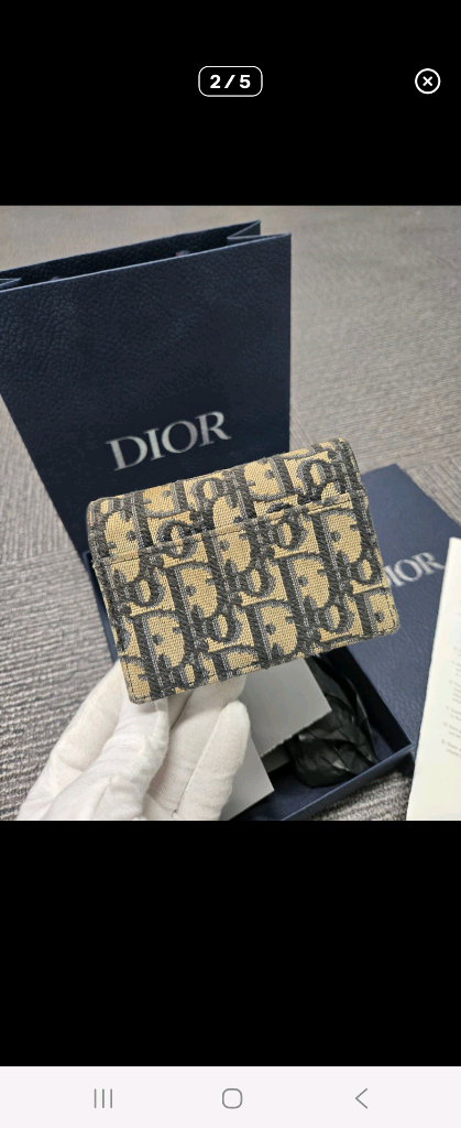 [A급] [정품]디올 오블리크 새들 반지갑 이미지