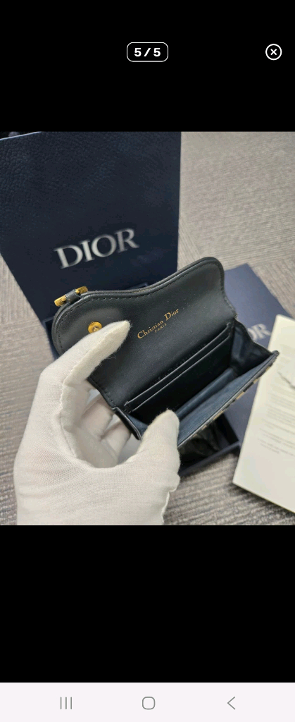 [A급] [정품]디올 오블리크 새들 반지갑 이미지