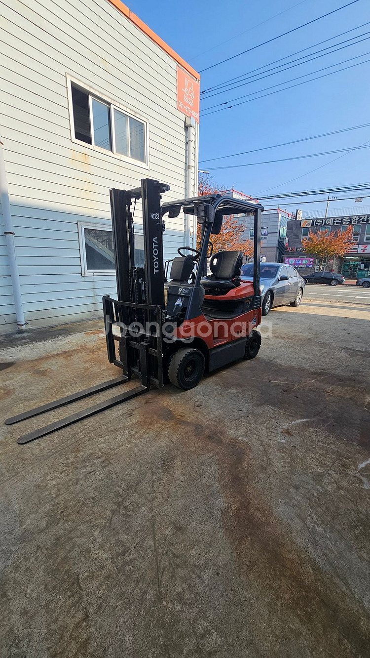 저렴한 가성비좋은 최신 토요타 7FB 1.5톤 좌식전동지게차 3M 780만--4