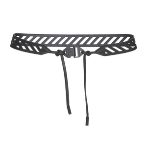 Off-White co Virgil Abloh Black Leather Butcher Belt 이미지