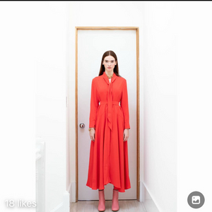 앤유(and you)원피스/tribeca A line tie shirt dress