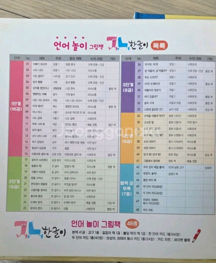 꼬꼬마한글이,아람ㄱㄴ한글이--3