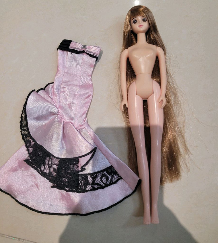 제니 롱헤어 인형--5