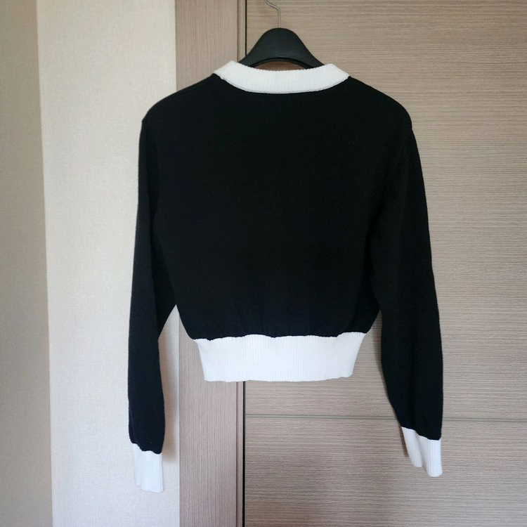 보조개 블랙니트 135사이즈 이미지