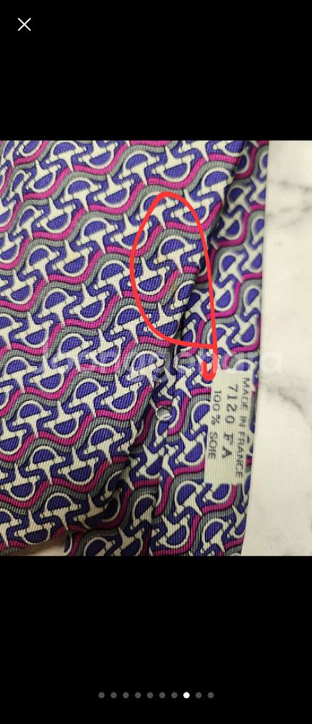 정품. HERMES.에르메스100% 실크넥타이 정가40--5