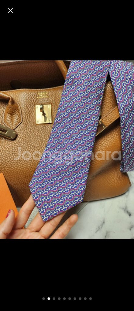정품. HERMES.에르메스100% 실크넥타이 정가40--8