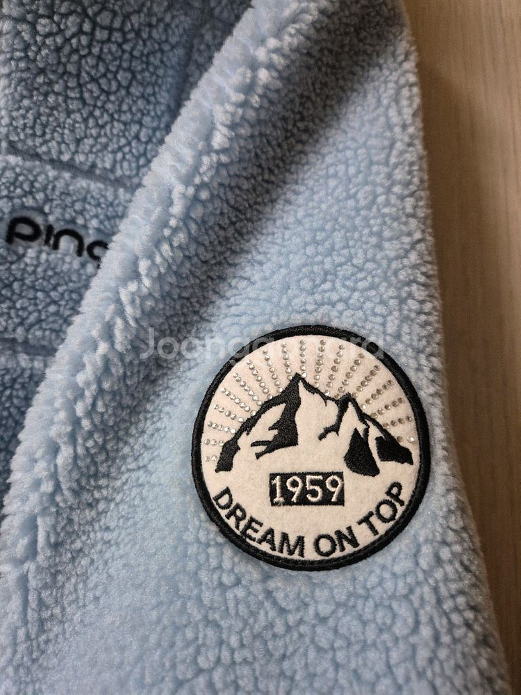 Ping 핑 레터링 후리스 점퍼 플리스자켓 95--5