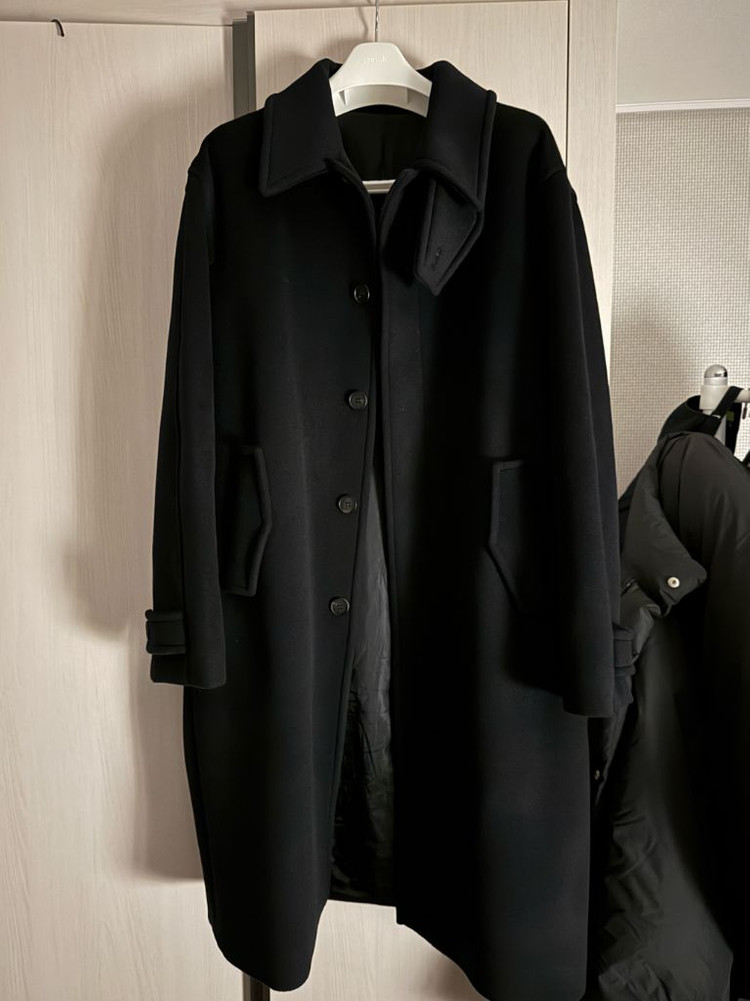 고낙 발마칸 코트 다크네이비 L 이미지