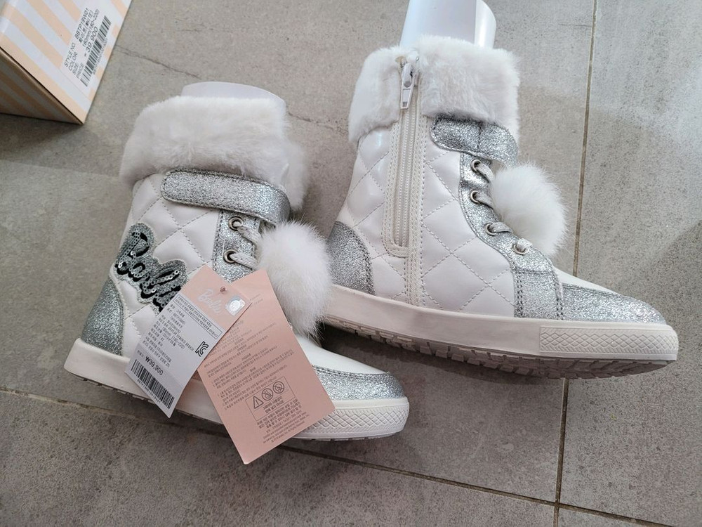 (미착용새상품)바비키즈 폼폼이부츠180 이미지