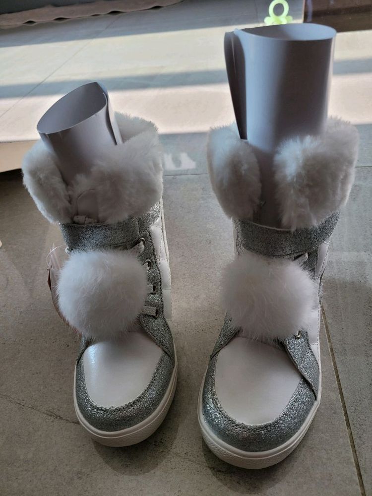 (미착용새상품)바비키즈 폼폼이부츠180 이미지