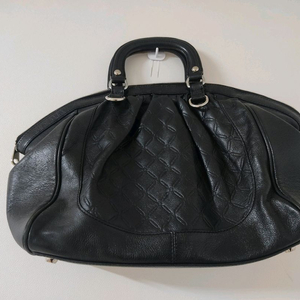 DOUBLE-M MILANO 블랙 가죽 가방