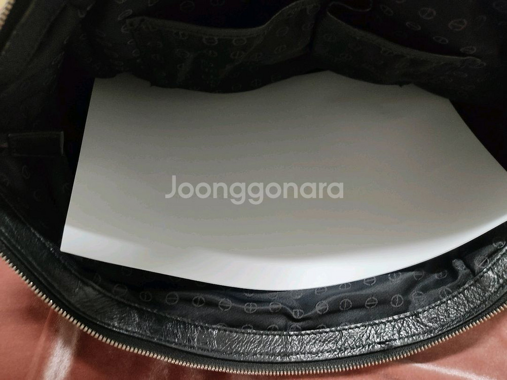 DOUBLE-M MILANO 블랙 가죽 가방--2