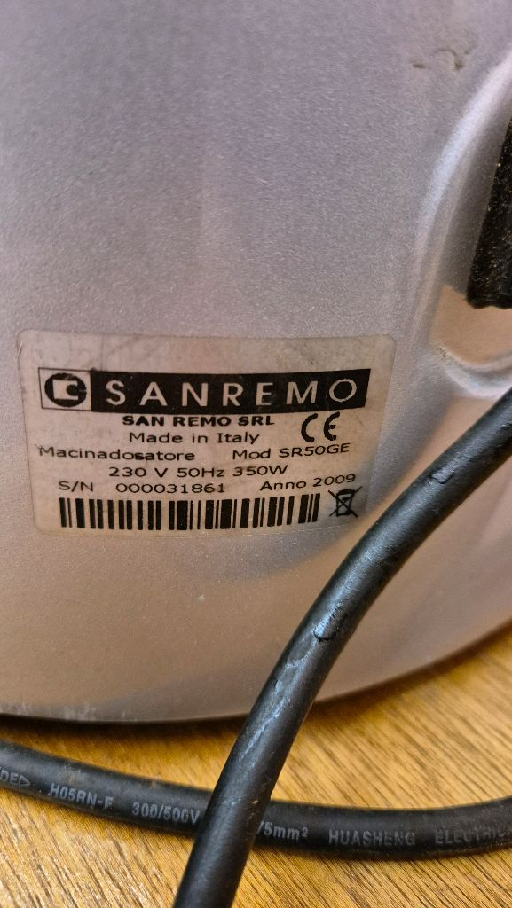 산레모 커피 자동 그라인더 이미지