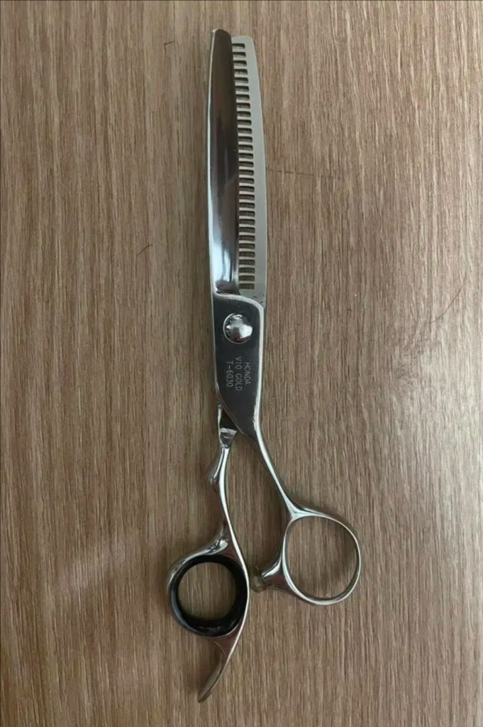 미용가위 틴닝--1