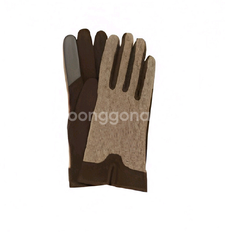 비비안웨스트우드 케이블 & 스웨이드 장갑 (새상품)--1