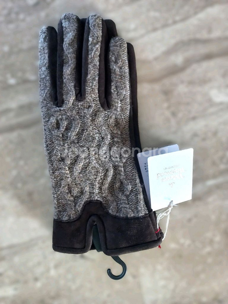 비비안웨스트우드 케이블 & 스웨이드 장갑 (새상품)--6