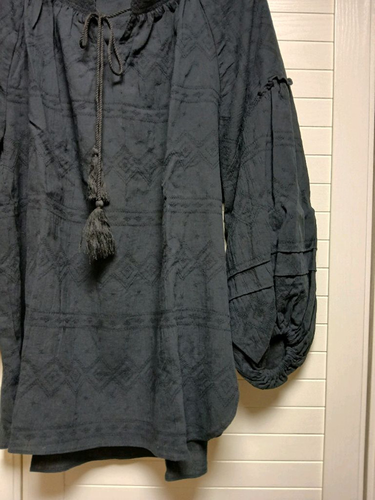 엣지 보헤미안 블라우스(66) ㅡ새상품 이미지