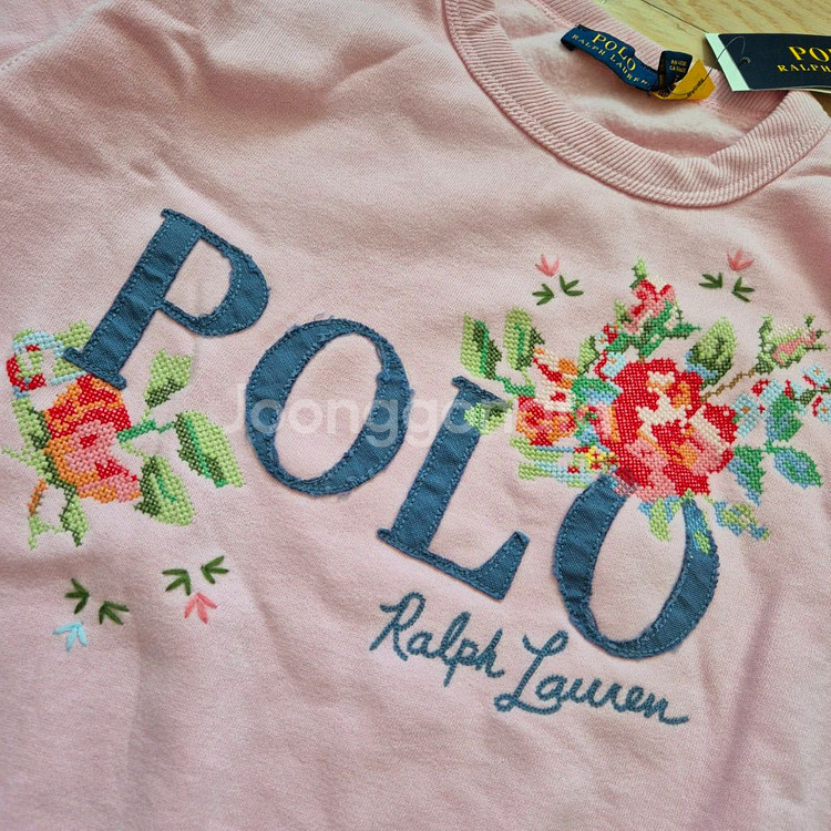 폴로 랄프로렌 스웻셔츠 자수 라운드티 기모티셔츠 SP 새상품--2