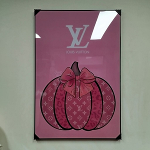 루이비통 쿠사마야요이 호박 대형 그림액자 그림 액자 팝아트 인테리어소품 명품그림 명품액자 꽃 선물 가방 지갑 콜라보