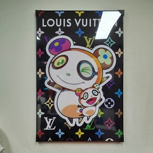 루이비통 캐릭터 감성 대형 그림액자 그림 액자 팝아트 인테리어소품 명품그림 명품액자 꽃 곰인형 콜라보 인테리어