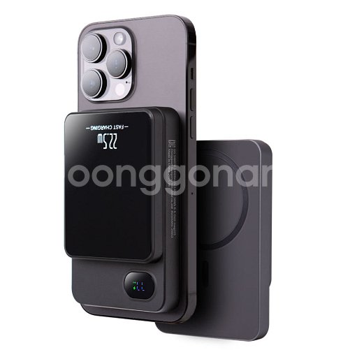 에나몰 맥세이프 보조배터리 10000mAh 블랙 미개봉 새상품 판매합니다.--0