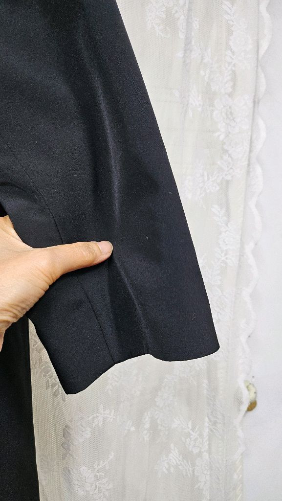 밍크카라 모피 롱코트88--6