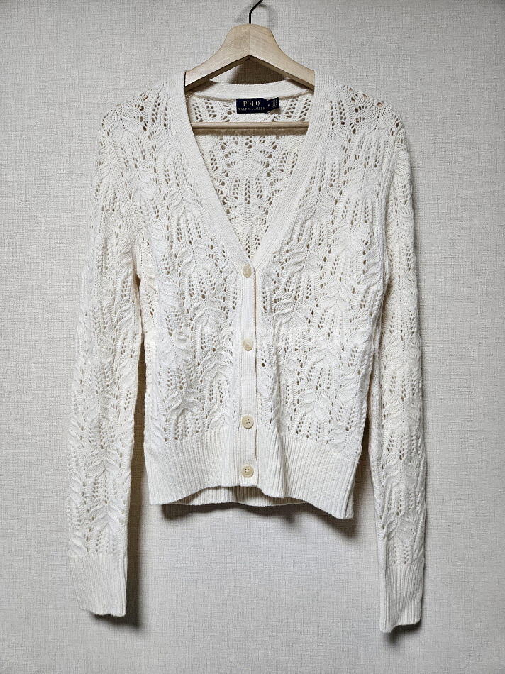 폴로 랄프로렌 POLO 모직 니트 가디건 m사이즈--1