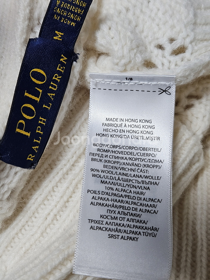 폴로 랄프로렌 POLO 모직 니트 가디건 m사이즈--6