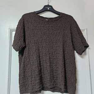 탑텐 고동색 갈색 스판 반팔 티셔츠 xl 편의점 반값 택포 7천원