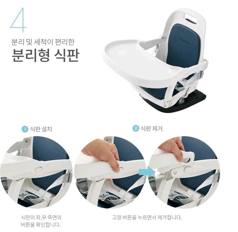 한샘 아드망 유아식탁의자 부스터형 미개봉 새제품입니다 이미지